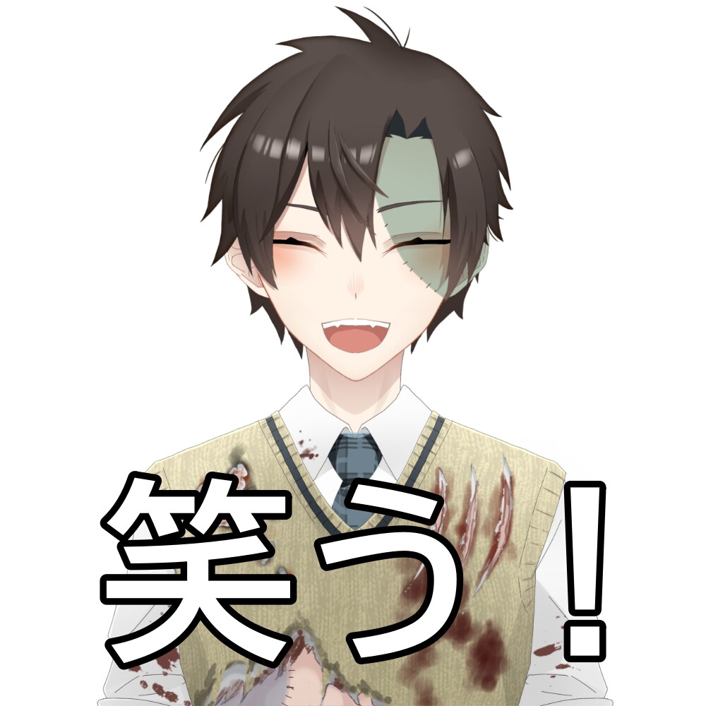 格安価格でキャラデザ～モデリング全肯定承ります 笑う！振り向く！揺れる！多数ギミックのlive2dモデル！ イメージ4