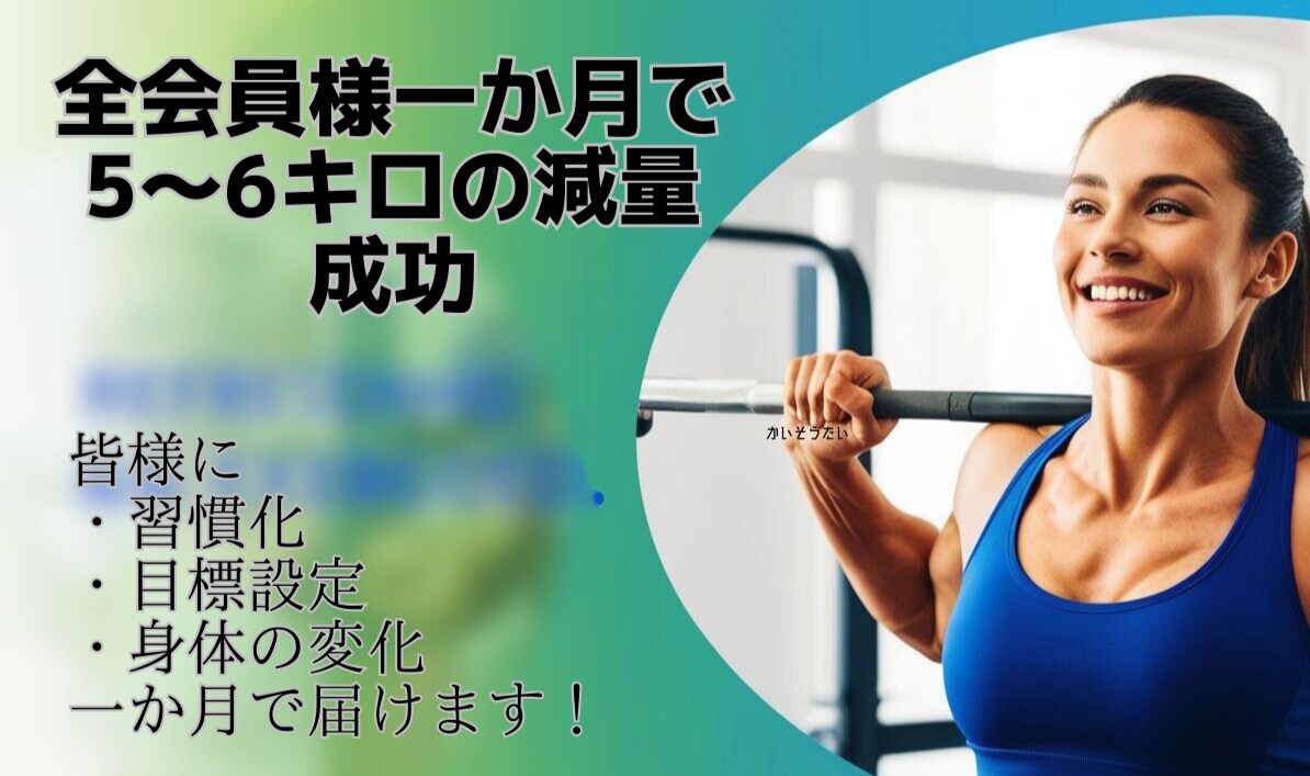 夏に向けて理想の体作りサポートします 夏を迎える準備、今始めよう！」 イメージ1
