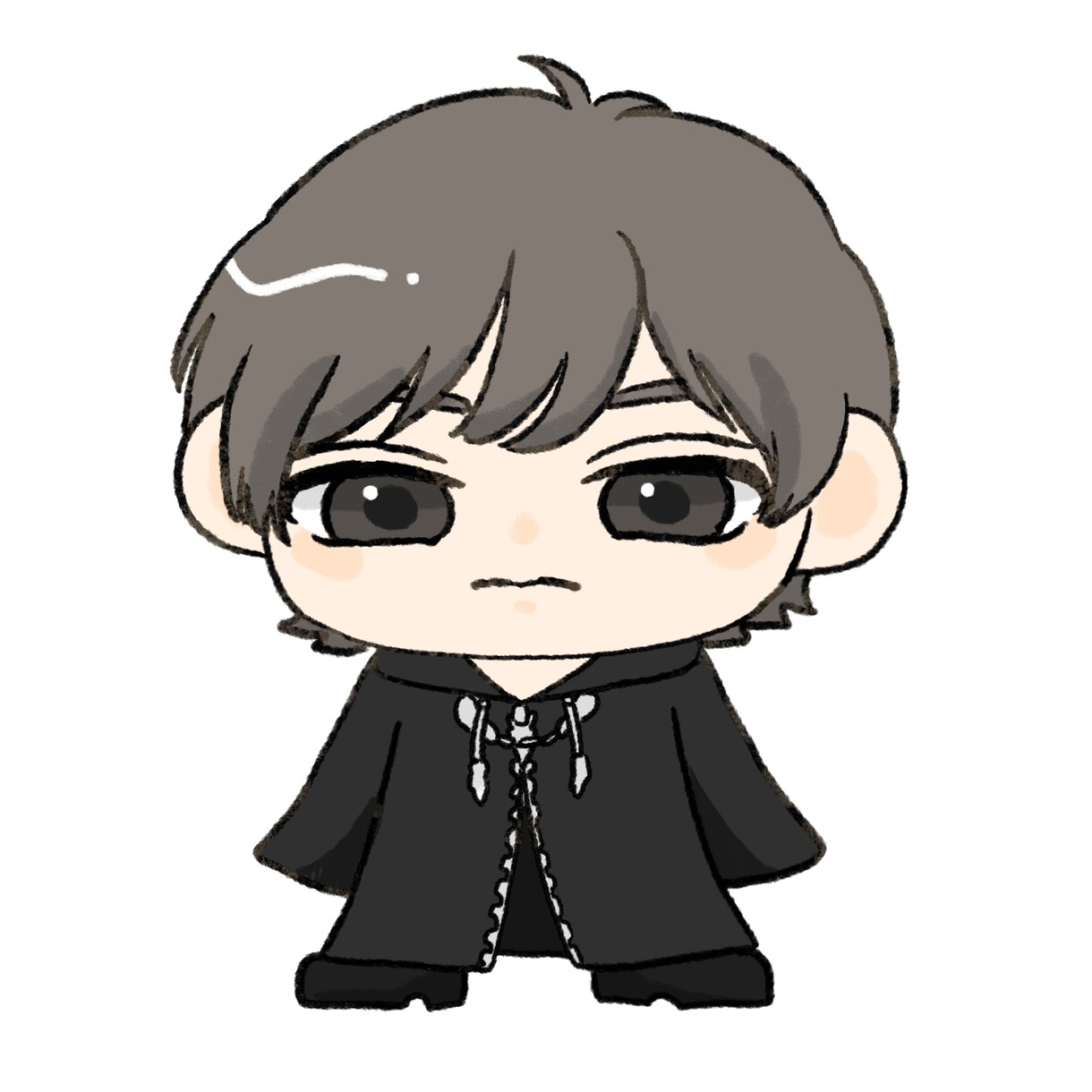 あなたのオリジナルちびキャラを作成します アイコン　グッズ　スタンプ等にぜひ！ イメージ1