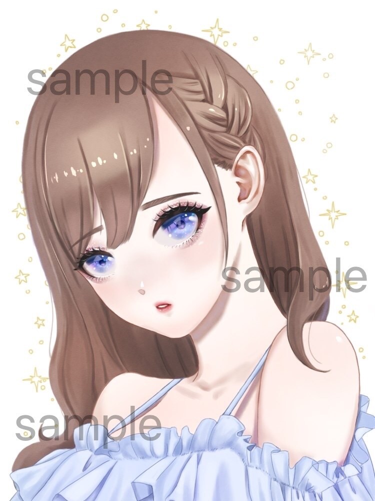 SNS等のアイコンで利用出来るイラストを描きます 一次創作キャラ、固定キャラを低価格でご提供します。 イメージ2