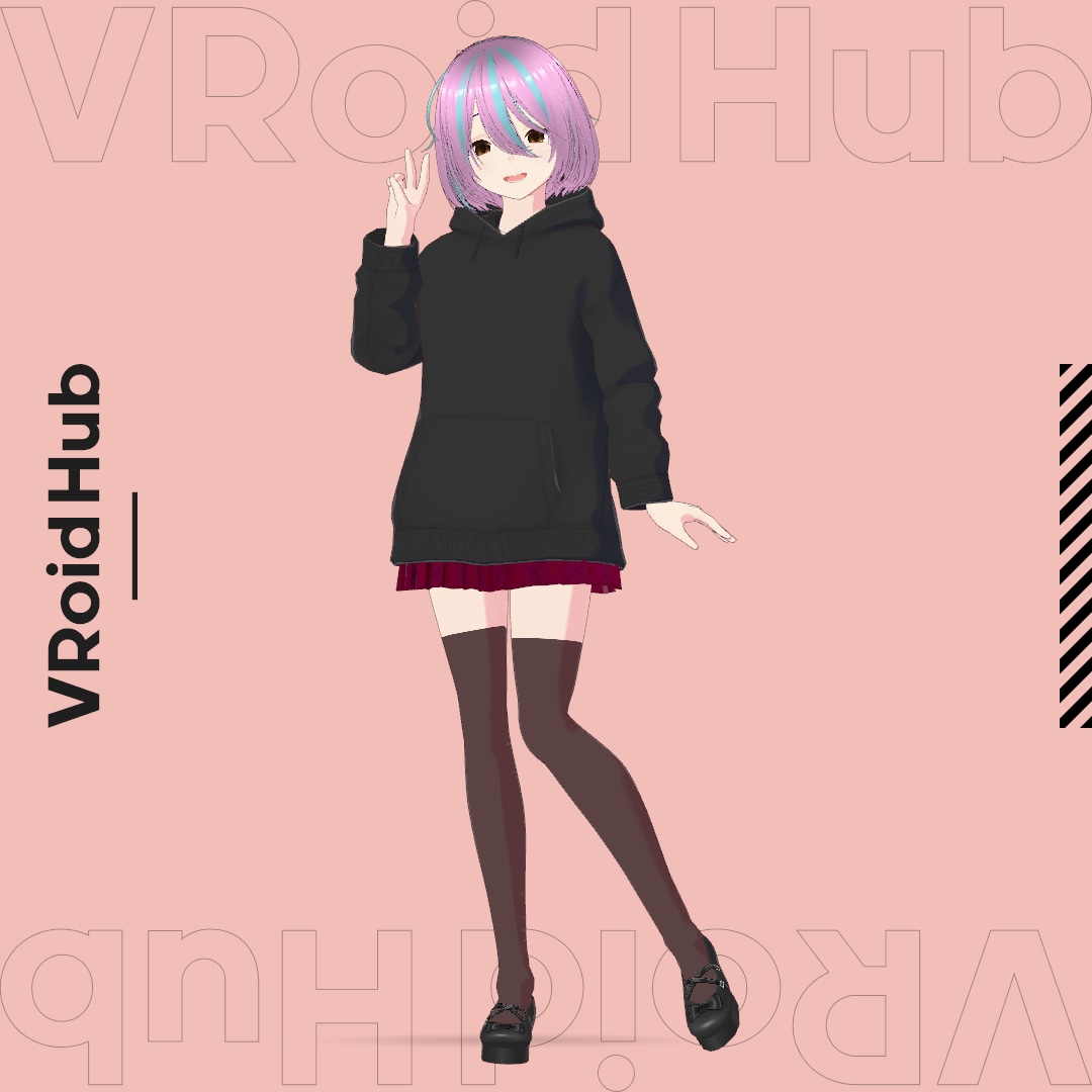 安い！早い！VTuber等 3Dモデル作ります イラスト等お持ちの方はなるべく再現します。無い方も1から構成 イメージ1