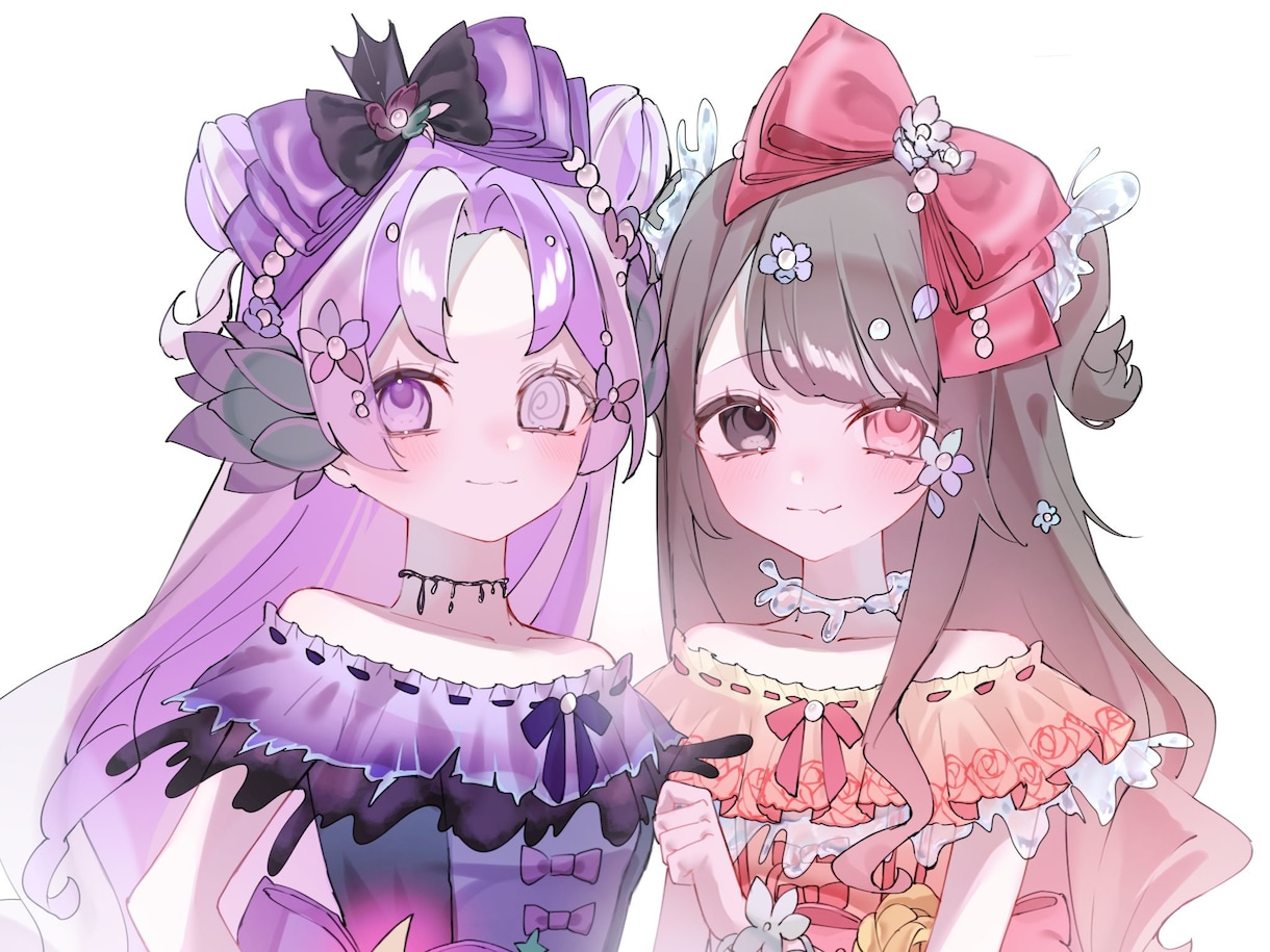 簡易：素敵なイラストお届けします 女の子が得意です！幼女顔〜大人顔までかけます！ イメージ2