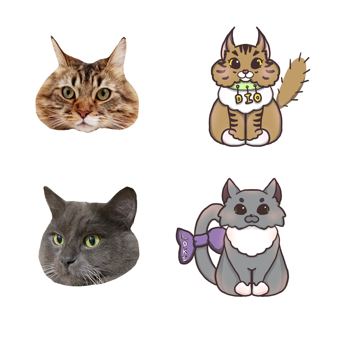人、動物のポップなイラストお描きします あなた専用のイラストをお描きします。 イメージ5