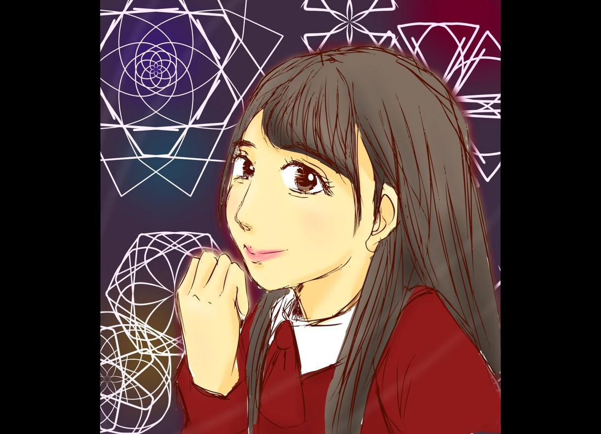 なんとなくカラー似顔絵描きます サンプルのようなイラストです。 イメージ1