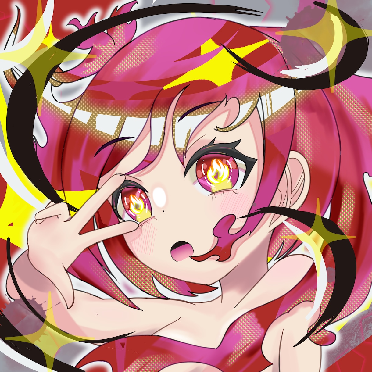 商用可■カッコかわいいキャライラスト描きます ボカロ、MVイラストなども制作いたします イメージ5