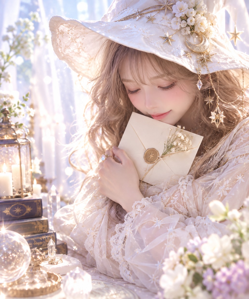 白魔女からお手紙を届けます ご相談内容不要。今必要な言葉をカードから受け取ります。 イメージ1