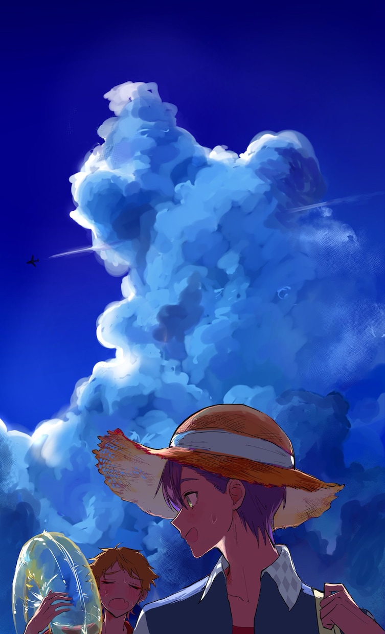 厚塗り風のイラスト作成します MVイラストやSNSアイコン等の利用に！ イメージ2