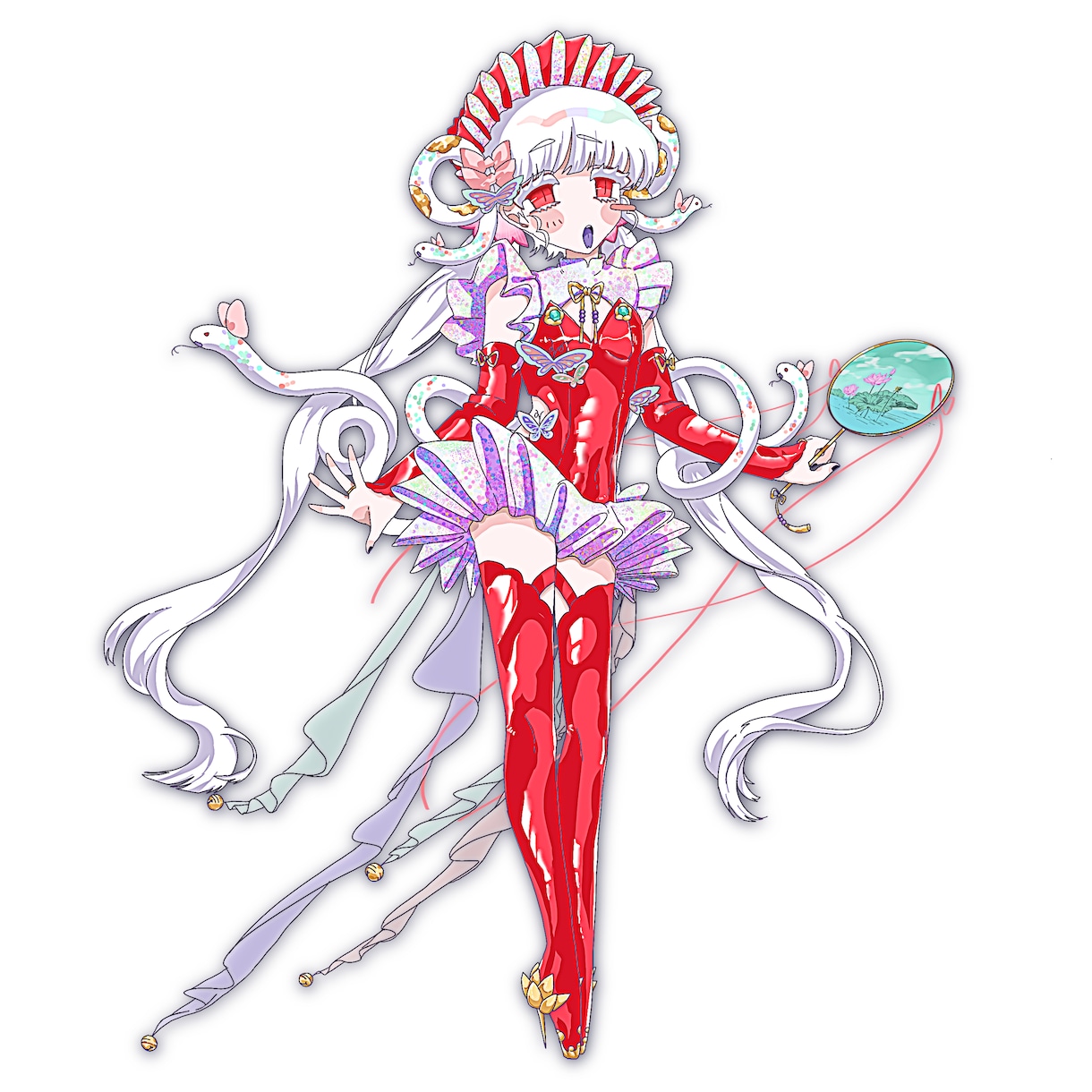個性強めな立ち絵描けます フリルやレース、細かい個性的な装飾描けます！ イメージ4