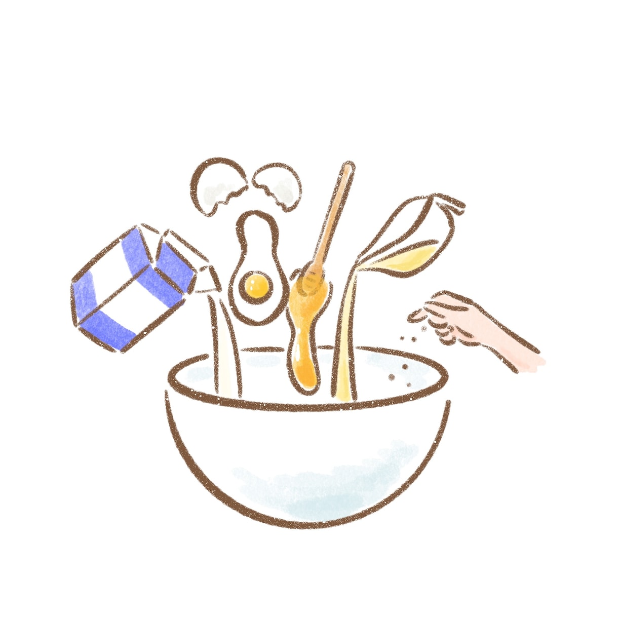 優しい雰囲気のイラストお描きします 手描き風の柔らかい線を生かした可愛いイラスト イメージ7