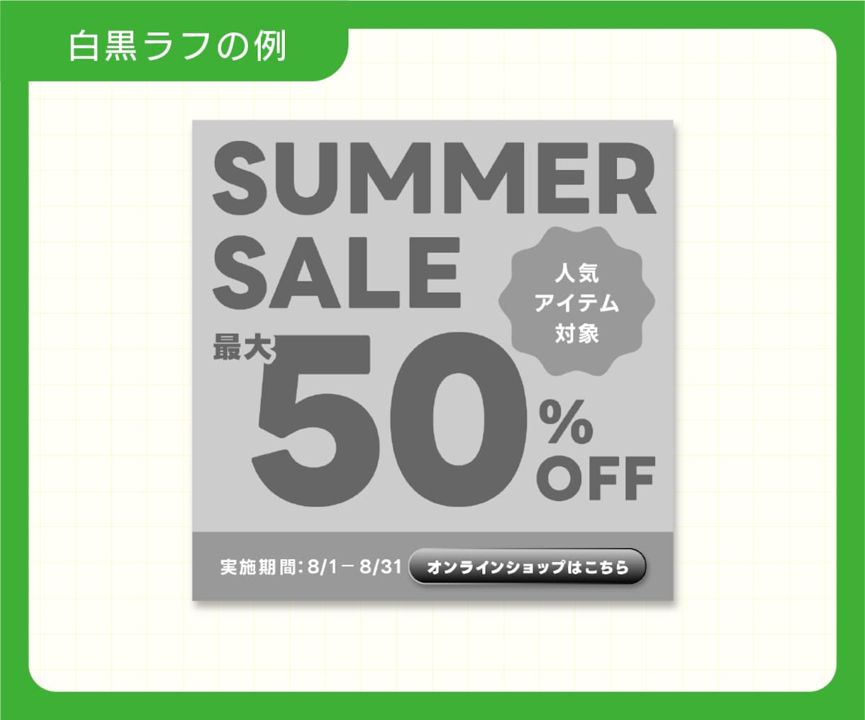 初心者歓迎！バナーやアイキャッチを優しく添削します 否定なし！現役デザイナーが自信につながるアドバイスをします イメージ3