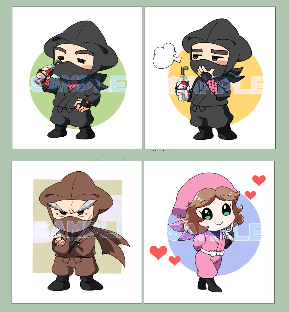 ごくシンプルなデフォルメイラストをお届けします フラットで親しみやすく可愛らしいキャラクターを高コスパで！ イメージ4