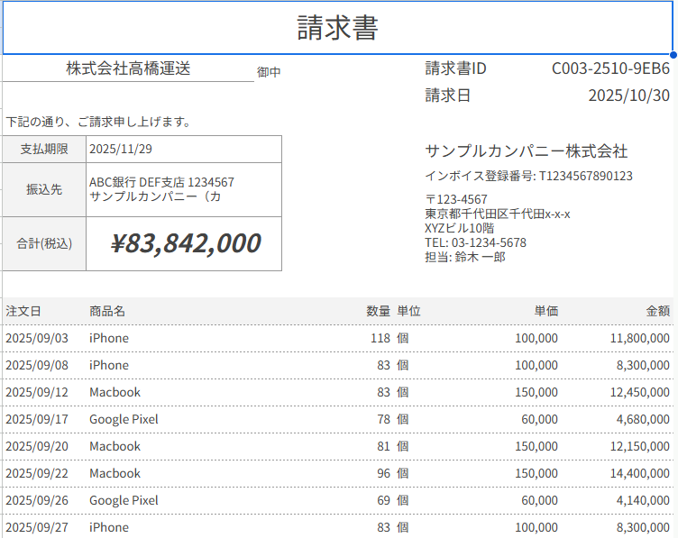 請求書自動発行システム開発します 請求書発行を自動化。面倒な手作業から、業務効率を改善します イメージ2