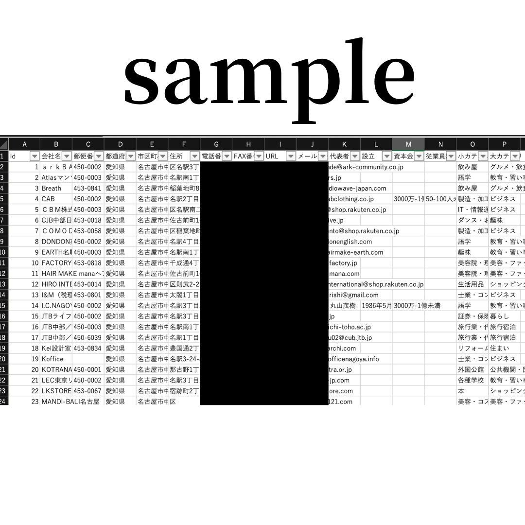 地域・業種別の営業リストをスピード納品します 営業効率UP！ターゲット別リスト作成サービスを低コストで提供 イメージ2