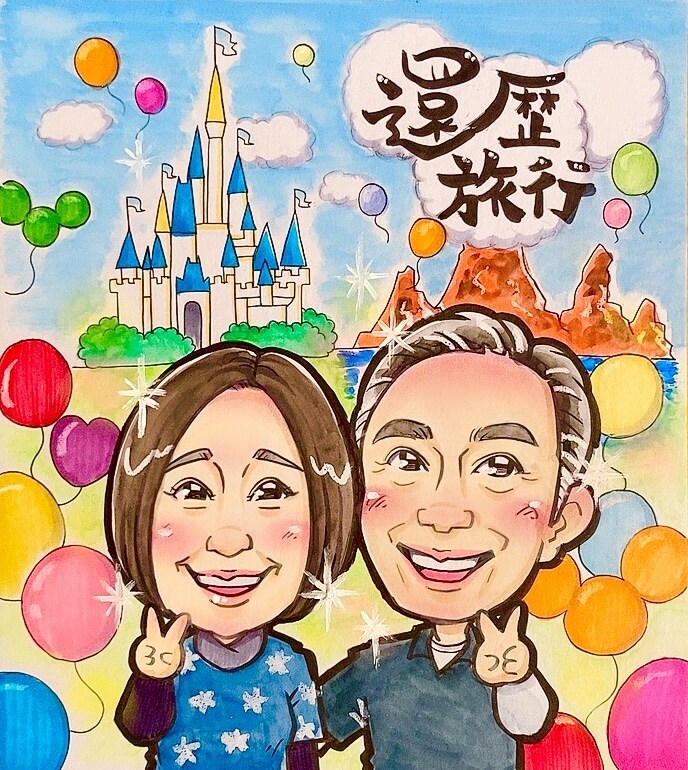 そっくりだけどちょい盛り！誰でも喜ぶ似顔絵描きます 似ているけどちょい盛りで、誰にでも喜んでいただける似顔絵です イメージ5