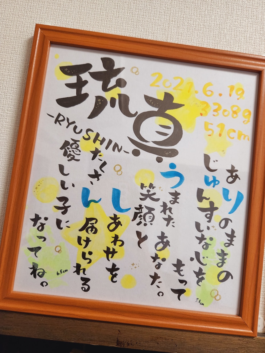 大切な方へ。ネームポエムを作ります 誕生日や結婚祝い、母の日のプレゼントとして贈ってみませんか？ イメージ5
