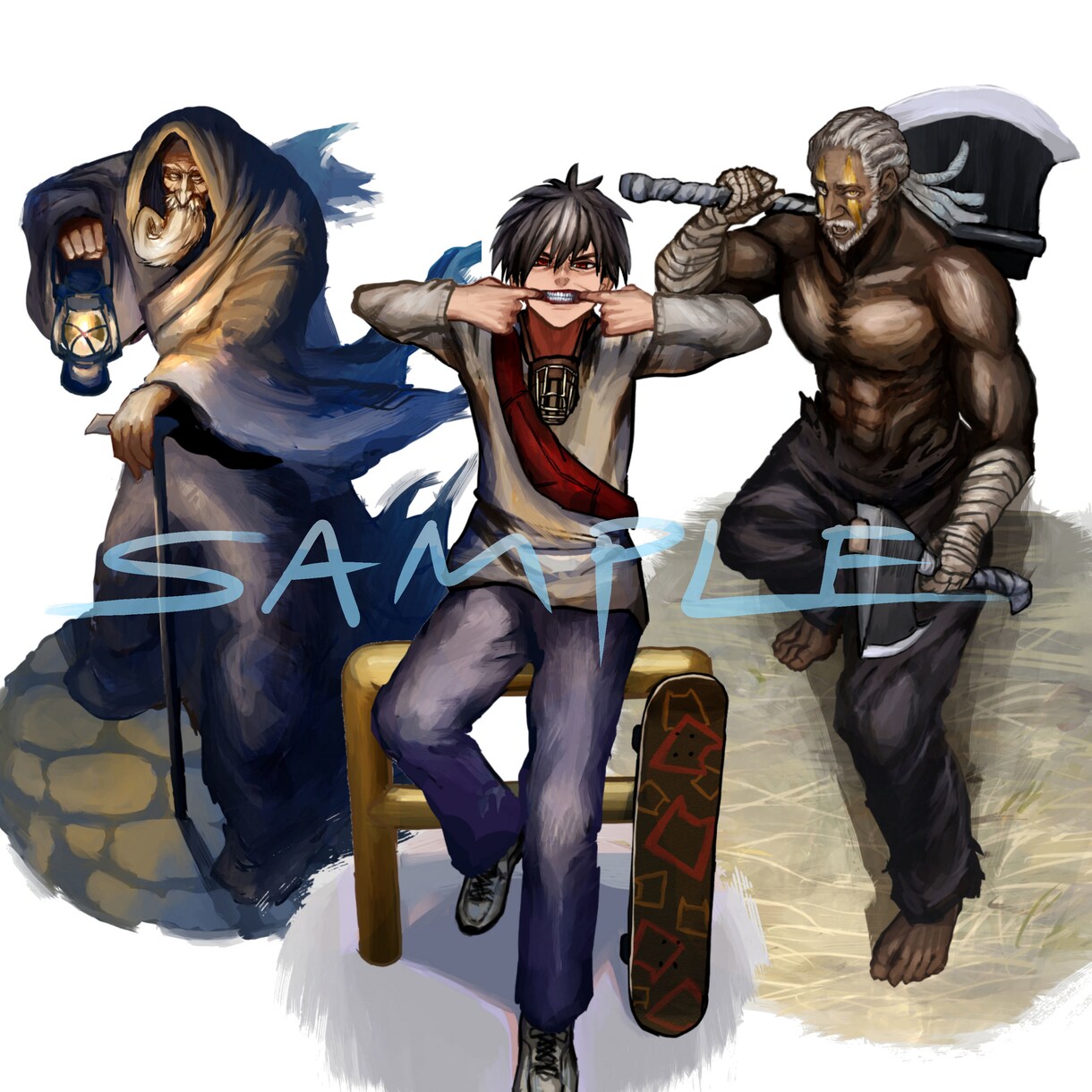 キャラクターイラスト制作いたします TRPG他SNSアイコンなどに! イメージ4