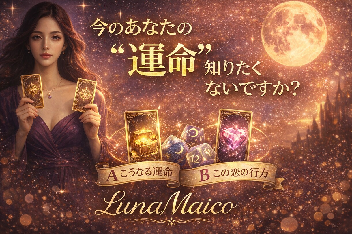 どちらを選べばいいのか…迷いに寄り添い鑑定します 迷うのは、どちらも大切に思っている証拠です。 イメージ1