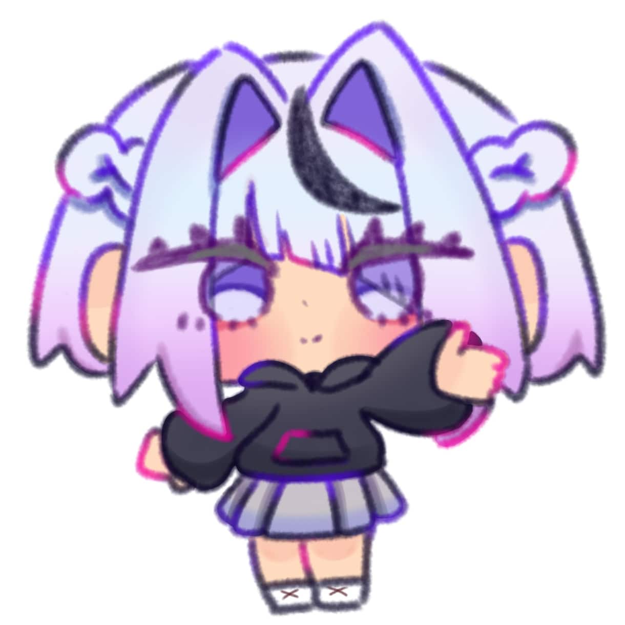 ふんわりかわいい全身ミニキャラ描きます オリキャラ・推しキャラもOK！かわいいデフォルメイラスト イメージ2