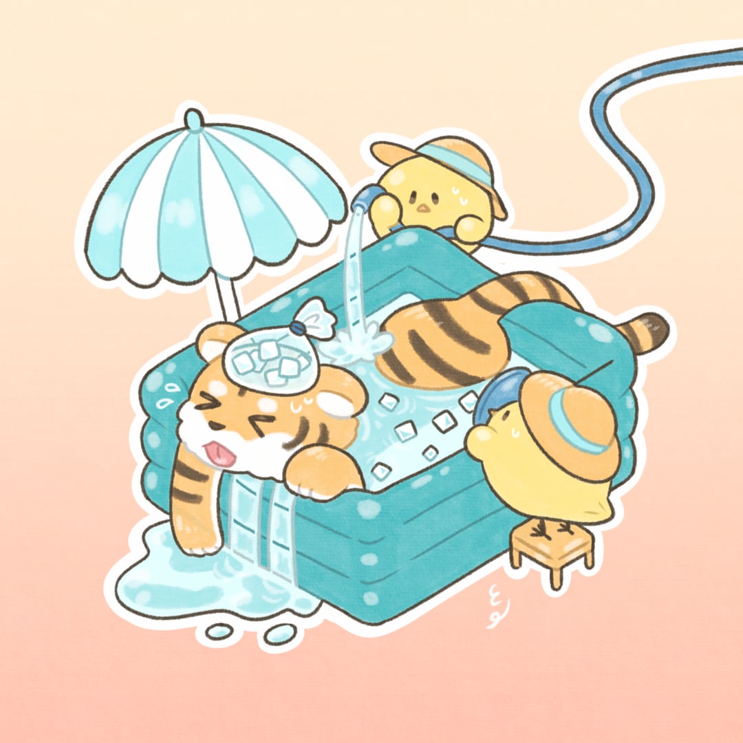 アイコン使用可！ゆるふわ可愛いイラスト描きます ★動物、人物、食べ物、どんなモノもゆるふわテイストに★ イメージ3