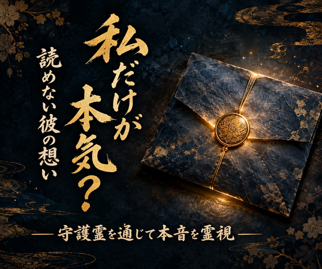 読めない彼の想い*守護霊を通じて本音を霊視します 私だけが本気なのかもしれない＊不安で眠れぬあなたに届ける道標 イメージ1