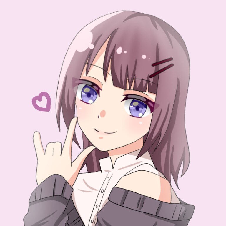 可愛い女の子描きます Twitterなどで使えるアイコン描きます♪ イメージ1