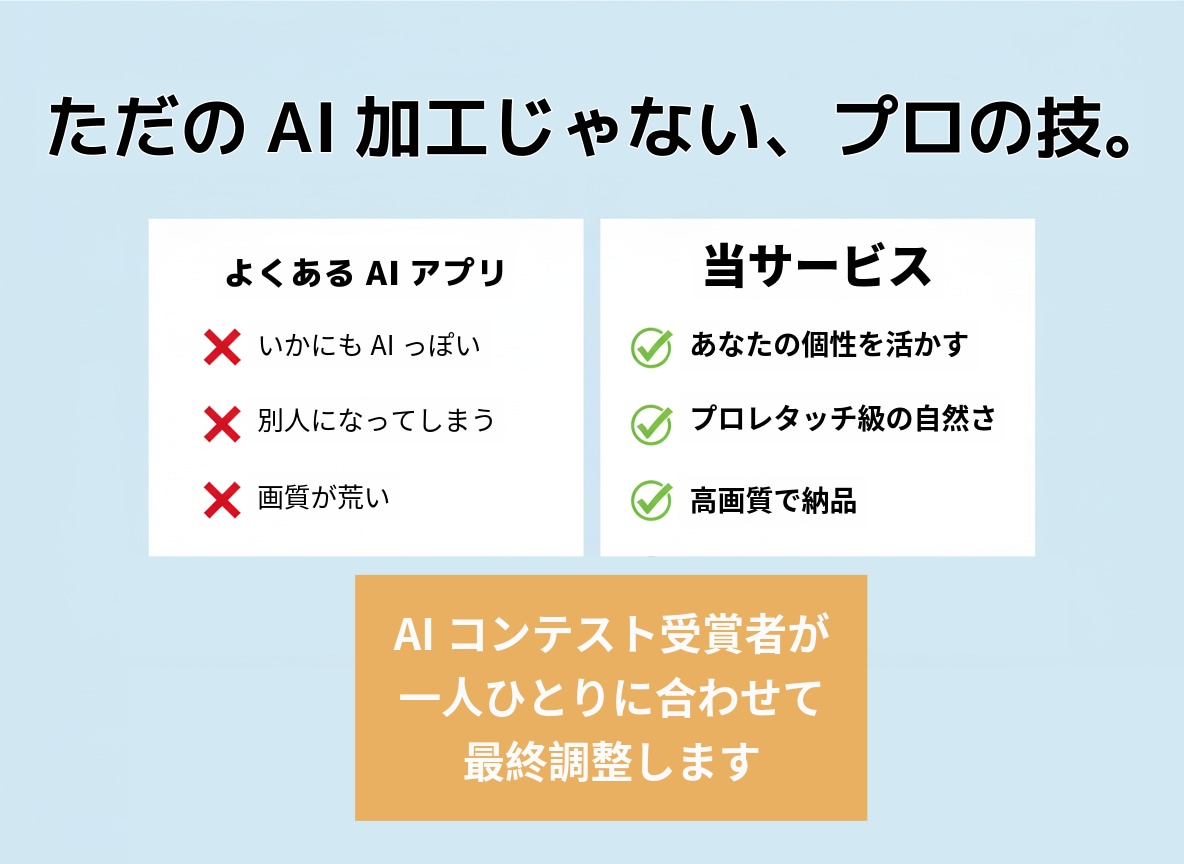 マッチングアプリのプロフ写真、劇的に変えます "いいね"が止まらない。1枚の平凡な写真→魅力的な写真５枚に イメージ7
