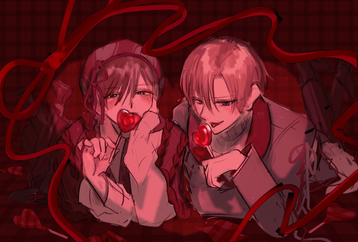 耽美な厚塗りイラスト制作します 目を引く美麗な人物画/美少年少女お任せください♥ イメージ6