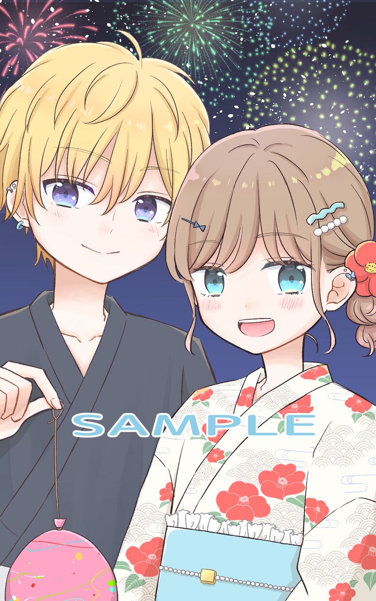 修正何度でも◎一枚絵、立ち絵可愛いイラスト描きます 歌ってみた動画・アイコン・お誕生日・お祝い・グッズ制作など！ イメージ9