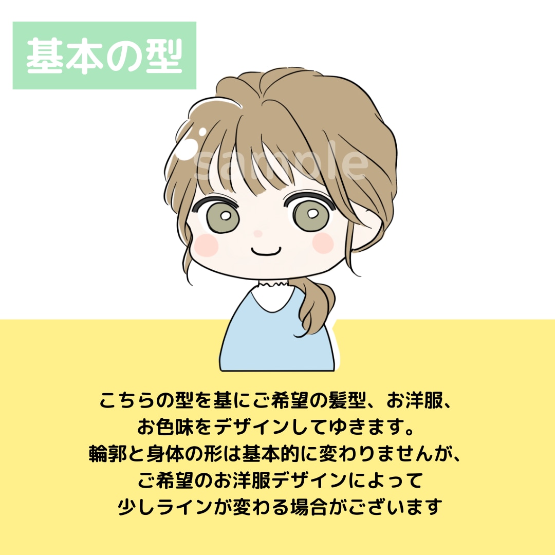 商用利用料込◎かわいいミニキャラを描きます 表情色々♪ブログの吹き出しアイコンに最適！ イメージ2