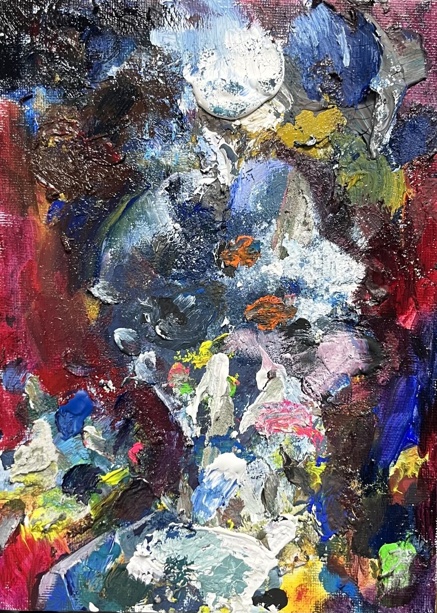 アナログ絵画の制作をします 主に抽象画・半抽象画を描きます。 イメージ4