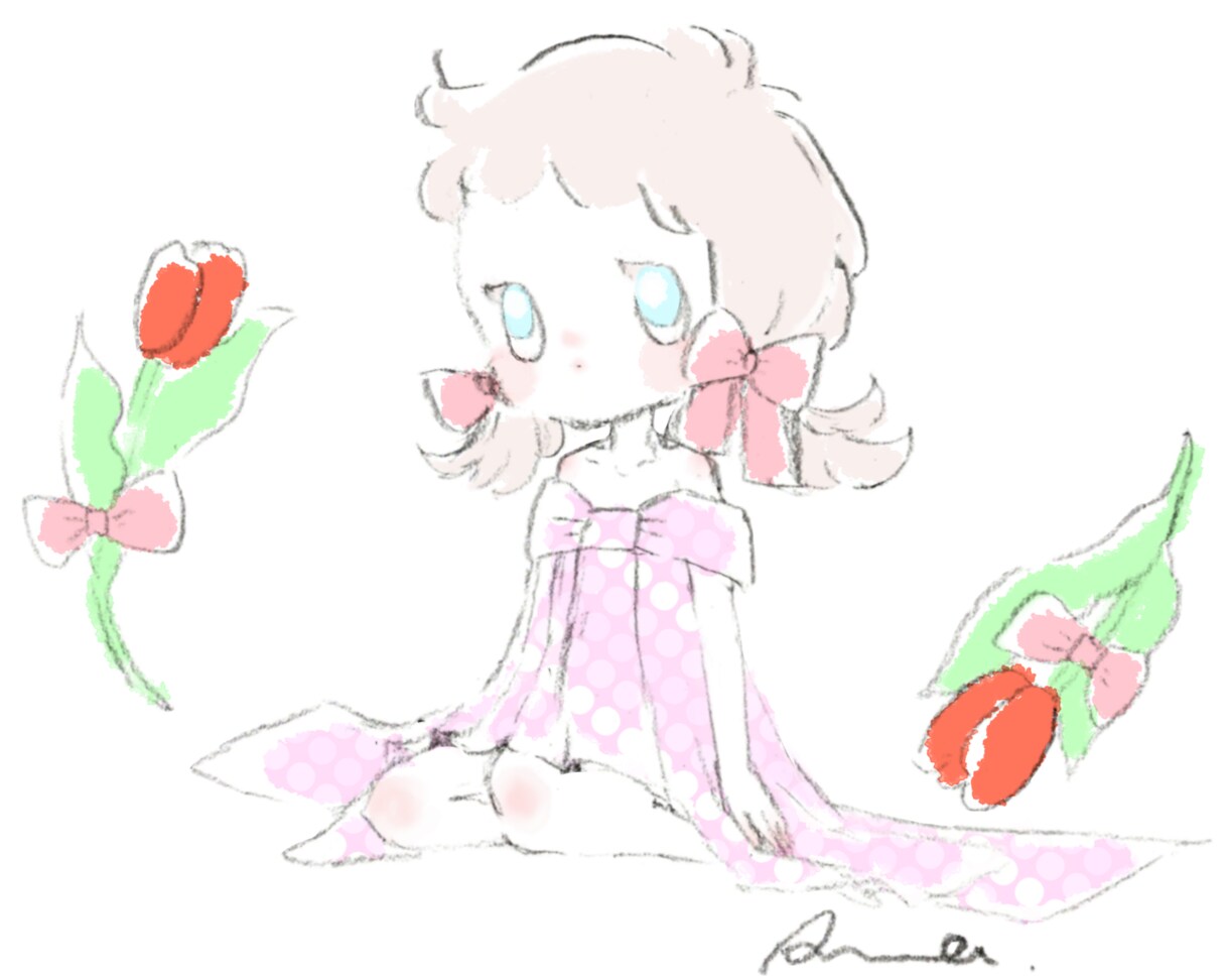 ほんわか可愛いイラスト描きます 独特のタッチでやわらかなミニキャラや小物を描きます イメージ6