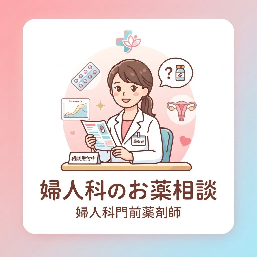 婦人科・不妊治療のお薬を薬剤師がサポートします 不妊治療・婦人科のお薬について薬剤師に相談できます イメージ1