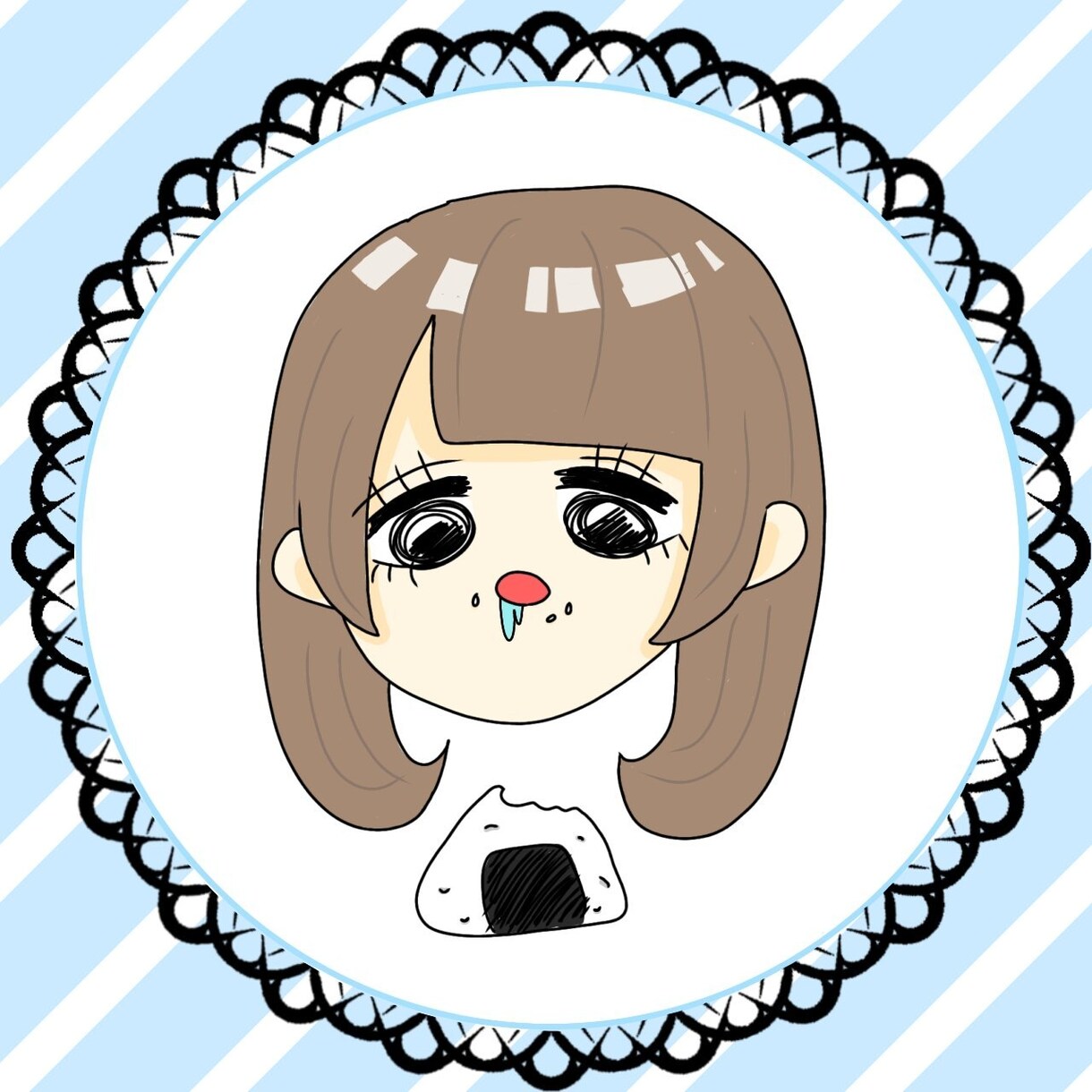 SNS向けのアイコン描きます TwitterやLINE、インスタ等SNS向けのアイコンです イメージ1