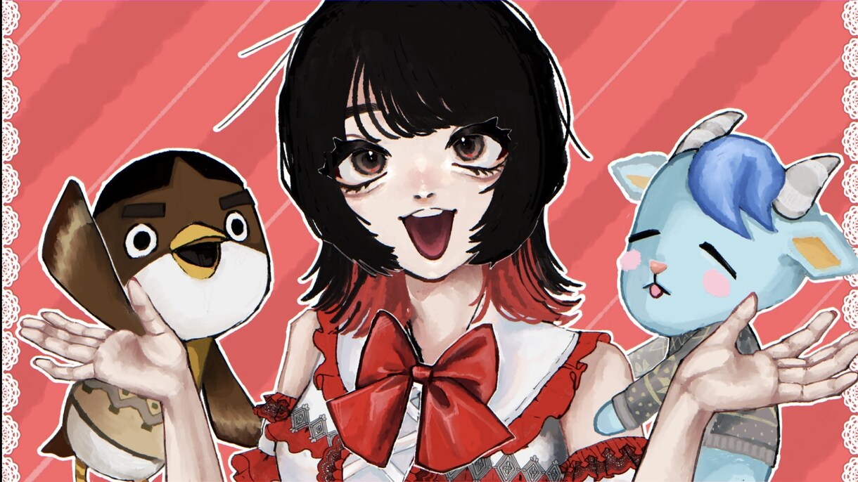 カッコカワイイにがおえ描きます ◎オシャレでちょっと特別な絵柄でアナタを表現します！ イメージ3