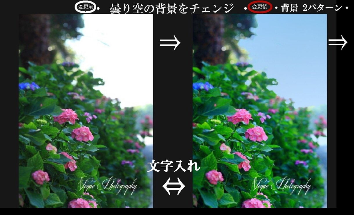 写真画像などに文字入れ他、編集加工をさせて頂きます 世界に1枚しかない!特別な名刺' ポストカード'を作成します イメージ1