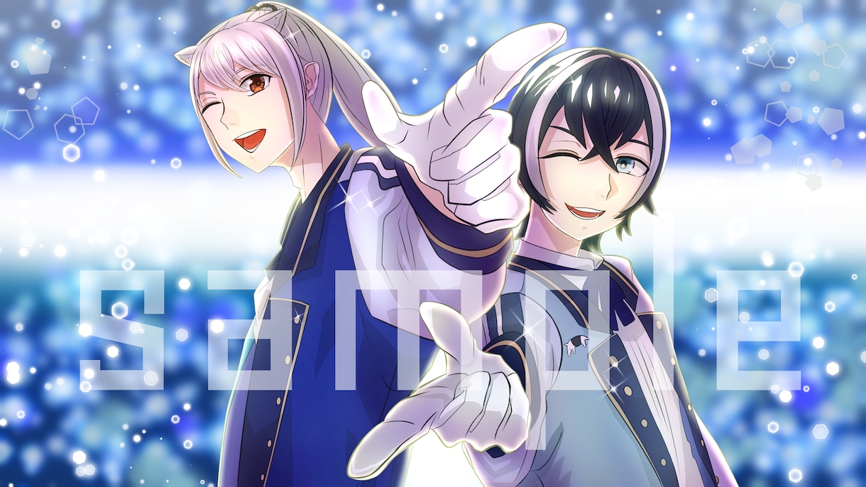 高品質！！【歌ってみたイラスト】描きます 歌ってみたのサムネ・オリジナルMVに是非！！ イメージ2