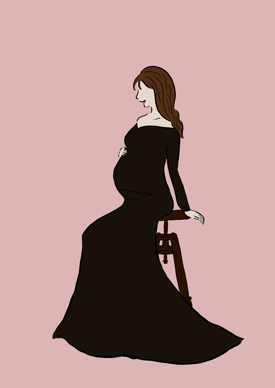 即日◎お写真からイラスト描きます 赤ちゃんや家族の思い出をやさしいイラストに イメージ2