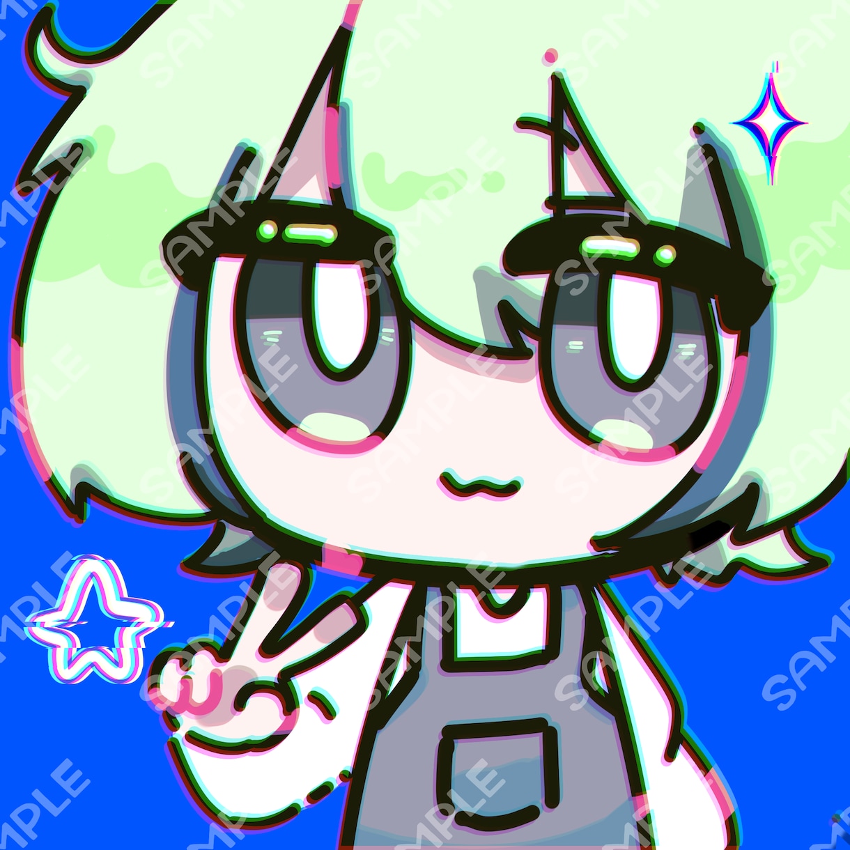 SNSアイコン制作ます 即日納品可能印象に残るイラスト描きます イメージ6
