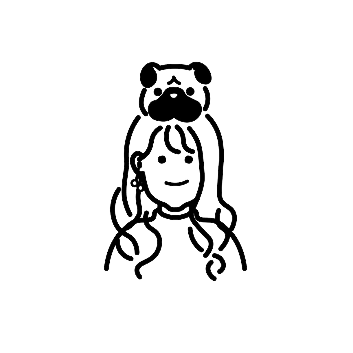 シンプルな似顔絵イラスト作ります SNSアイコンなどの利用にいかかですか イメージ4