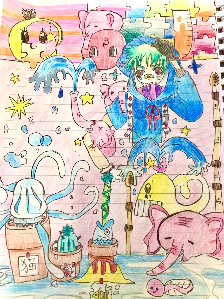 小学生がイラストを描きます 小学四年生が真心込めたイラスト描きます。ココナラ初心者☆ イメージ2