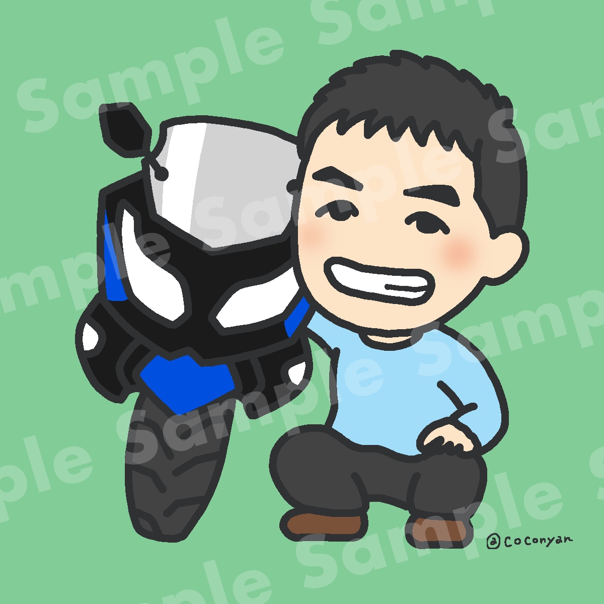 ゆるかわ似顔絵♪SNSアイコンお描きします オンリーワンなアイコン作りませんか？ イメージ6