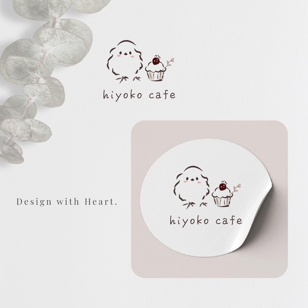 絵本のようなシンプルお洒落でかわいいロゴ作成します 名刺・看板・SNS等に＊カフェ・サロン・個人作家様実績多数！ イメージ3