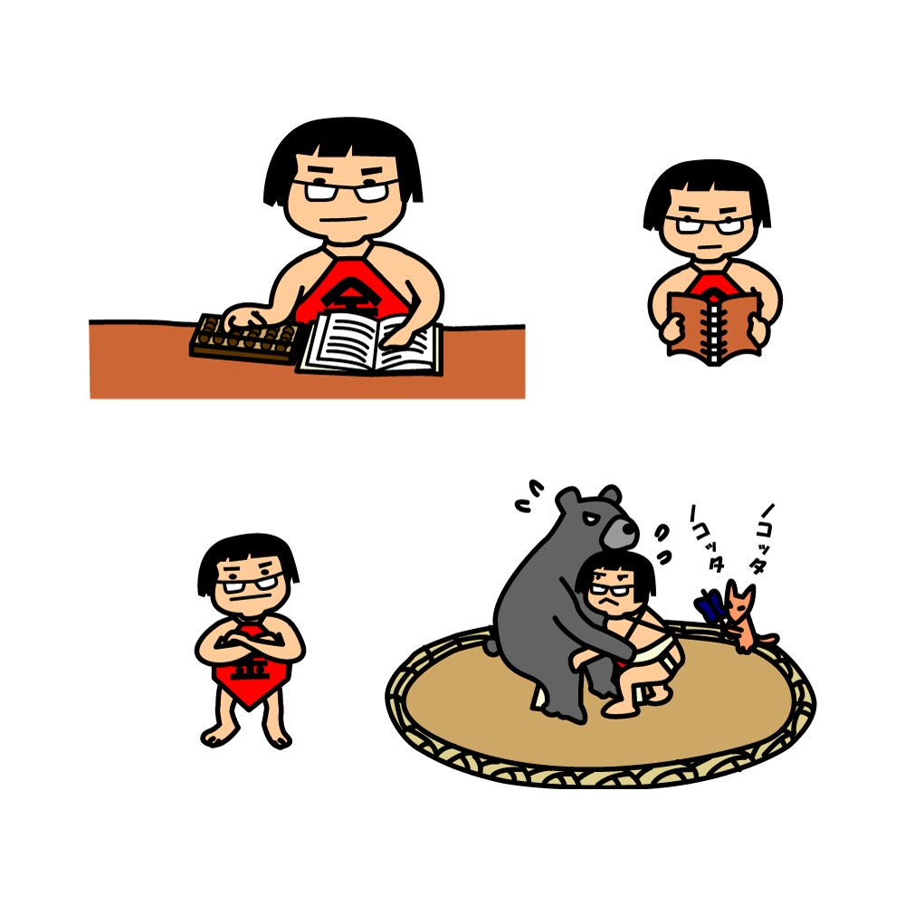 思わず振り返るクセある目立つキャラクター描きます 名刺のワンポイントや、ちょっと目立つアイコンとしても最適！ イメージ9
