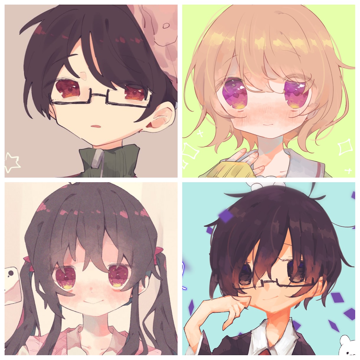 SNS等で使用できるアイコン制作します かわいいオリジナルアイコン描かせてください！ イメージ3