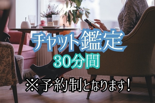 30分間！質問無制限！チャット方式鑑定します あなたの為に30分間とことん鑑定します！ イメージ1