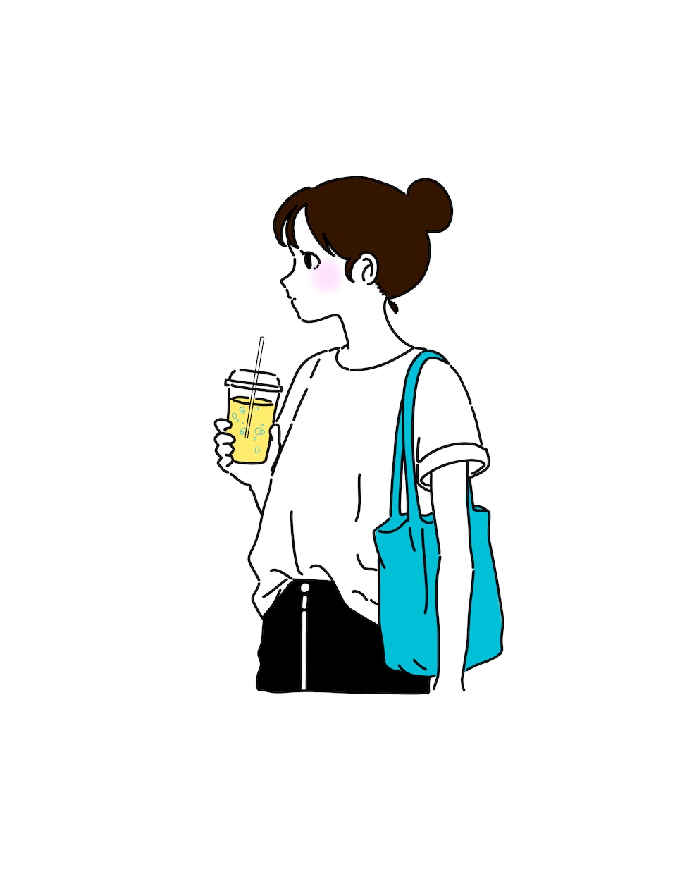 商業利用OK！| シンプルイラスト描きます 商用利用OK｜SNSや広告に映える１枚絵 イメージ7