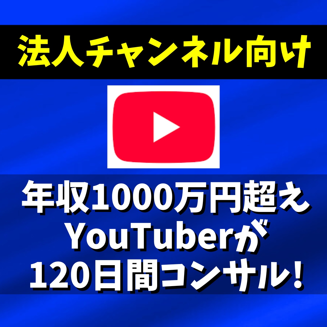 法人のYouTubeチャンネルをコンサルします YouTubeの再生数＆チャンネル登録者＆再生時間を増やす！ イメージ1