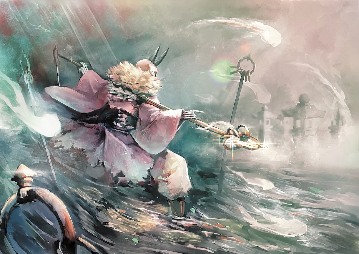 目を引く躍動感あふれるイラストを作成します 格闘やアクションを強調した格好いいイラストが欲しい方へ イメージ3