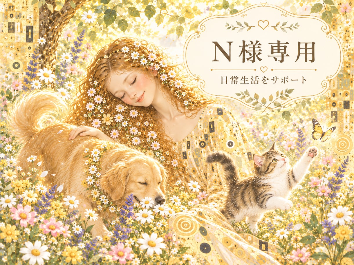 N様専用｜心地よい毎日を支えます お散歩も外出も楽しむ毎日に寄り添うペットヒーリング イメージ1