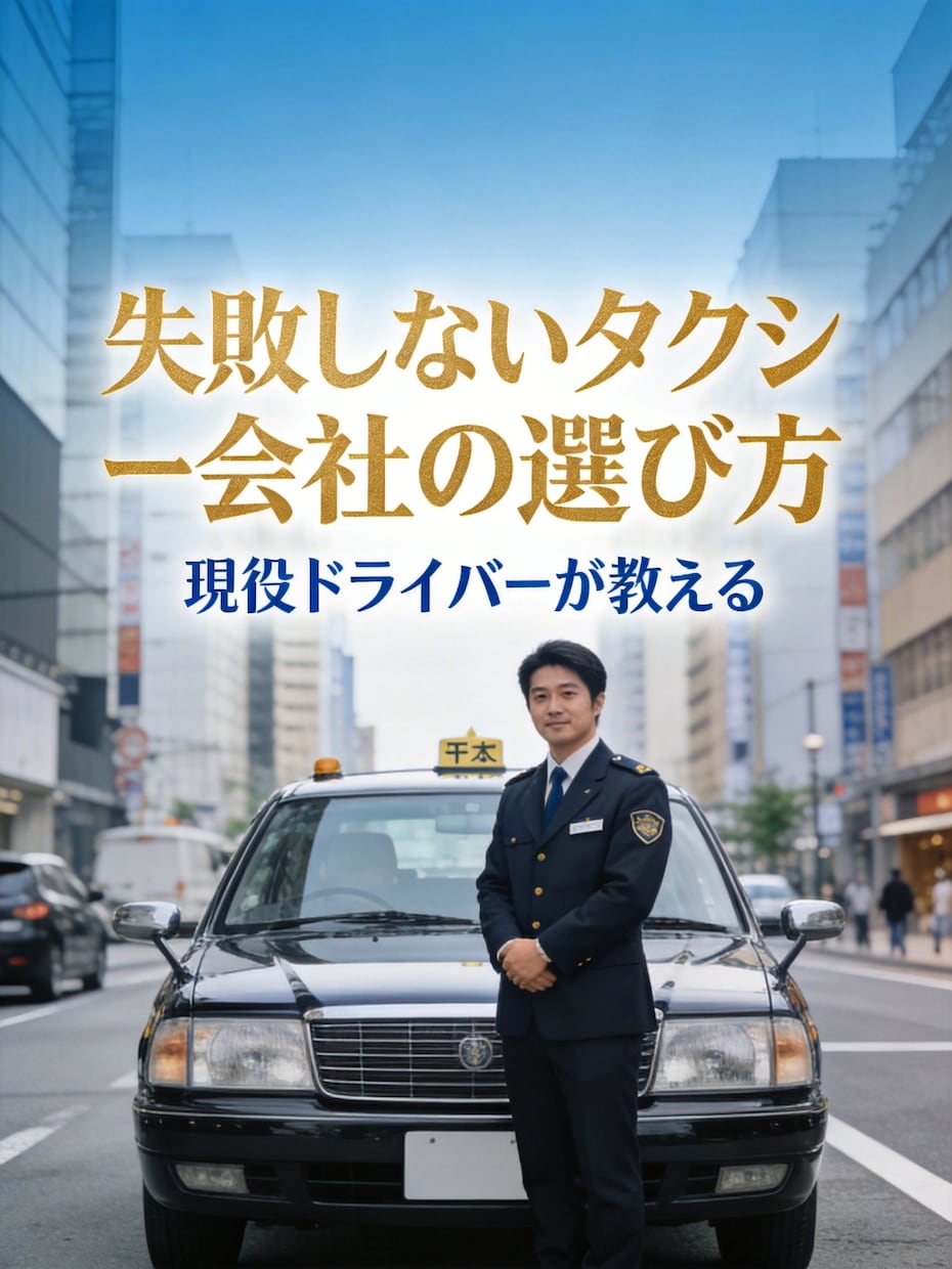 失敗しないタクシー会社の選び方教えます タクシー会社選びで失敗しないポイントを実体験からお伝えします イメージ1